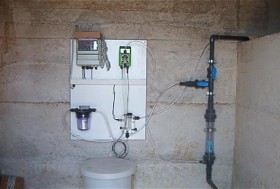 Disinfezione acqua con ipoclorito di sodio e comando elettrico - Centro Depurazione Acque