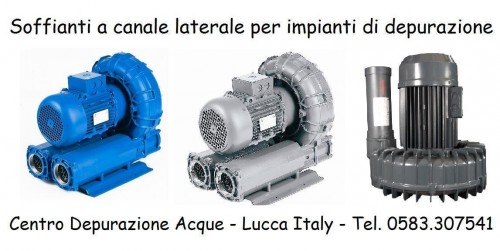 Soffianti per impianti di depurazione - Centro Depurazione Acque