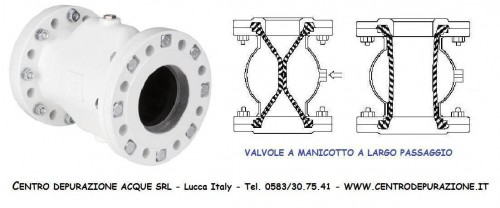 Valvole a passaggio libero e Ricambi - Centro Depurazione Acque